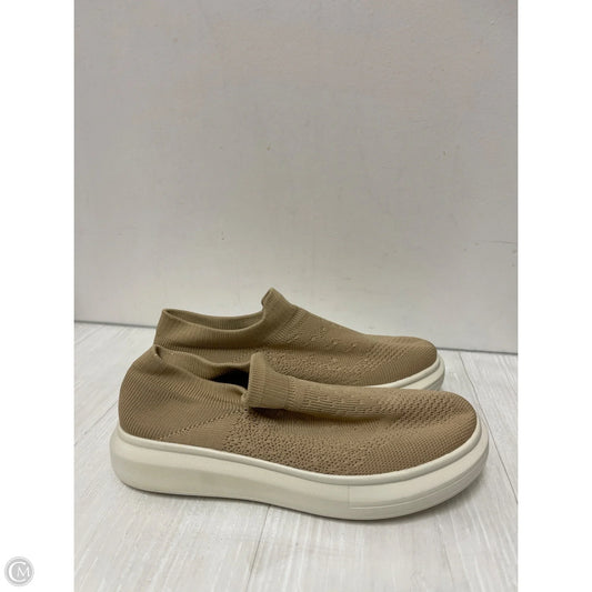 Shoes Flats By Clothes Mentor In Cream, Size: 9.5