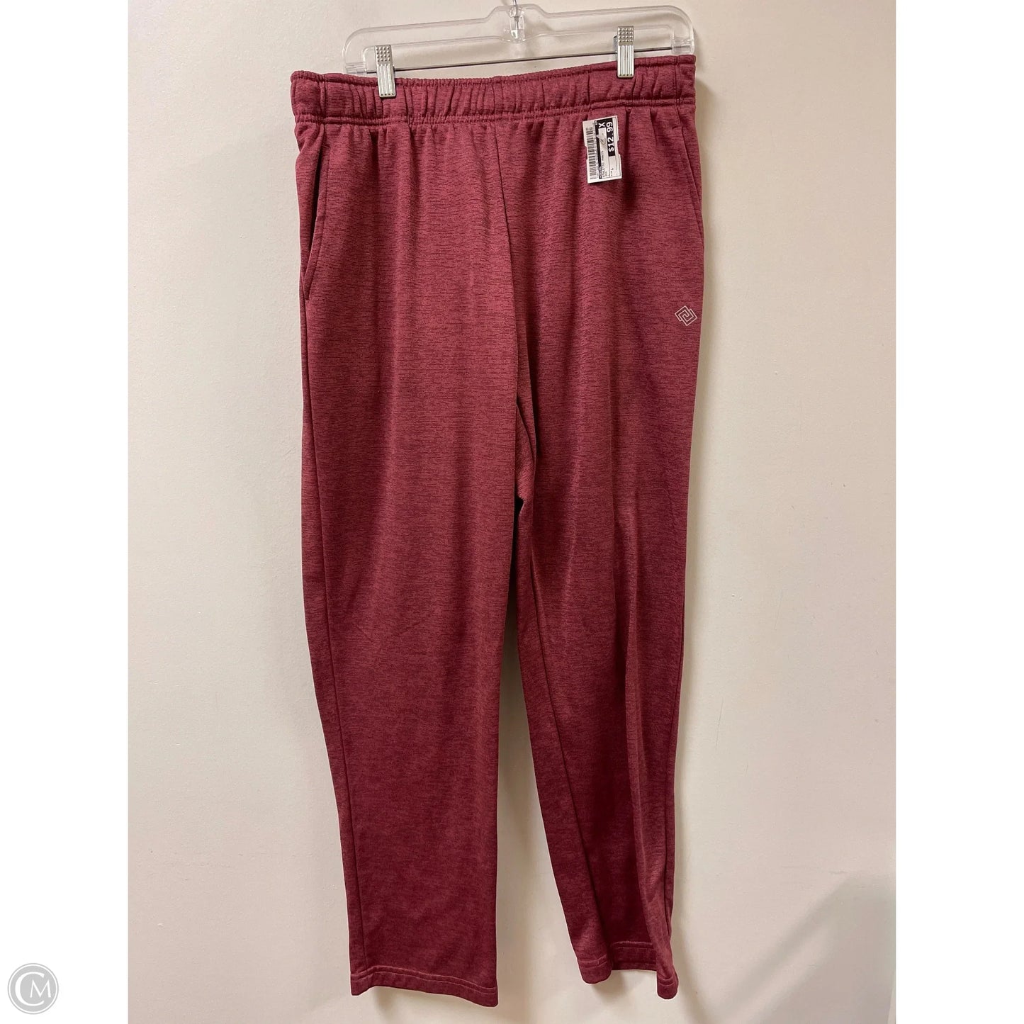 Athletic Pants By Zelos In Red, Size: L