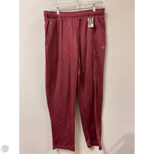 Athletic Pants By Zelos In Red, Size: L
