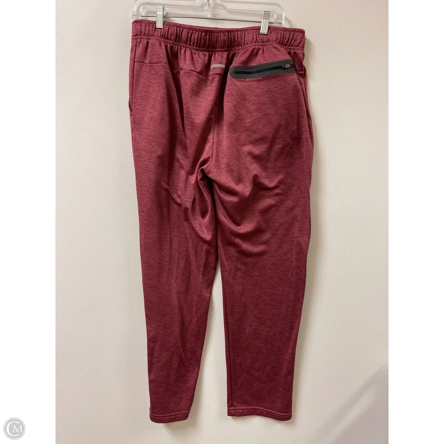 Athletic Pants By Zelos In Red, Size: L