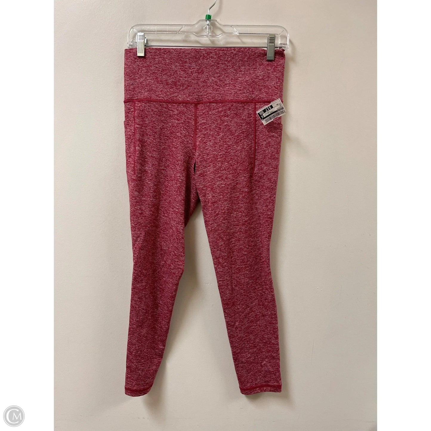 Athletic Leggings By Athleta In Red, Size: Mp