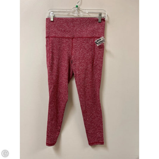 Athletic Leggings By Athleta In Red, Size: Mp
