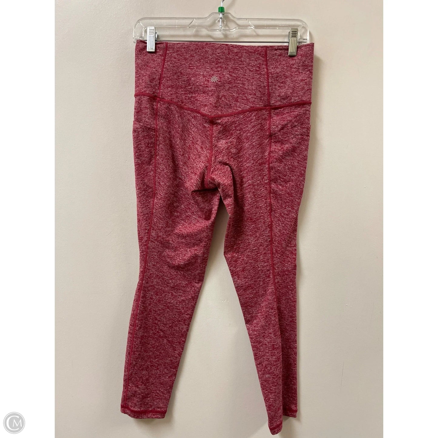 Athletic Leggings By Athleta In Red, Size: Mp
