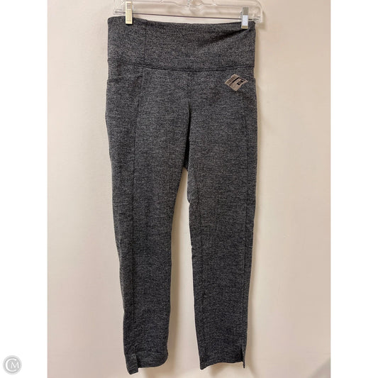 Athletic Leggings By Athleta In Black & Grey, Size: S