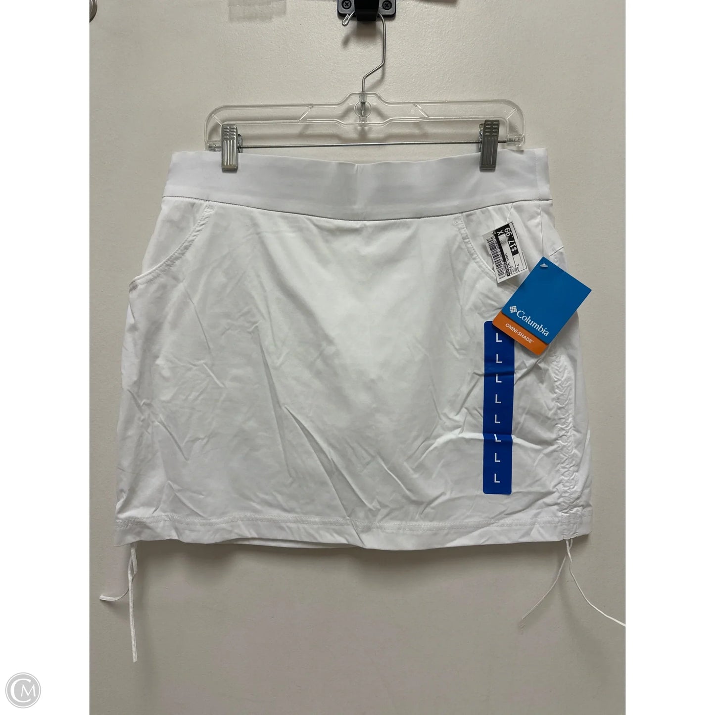 Athletic Skort By Columbia In White, Size: L