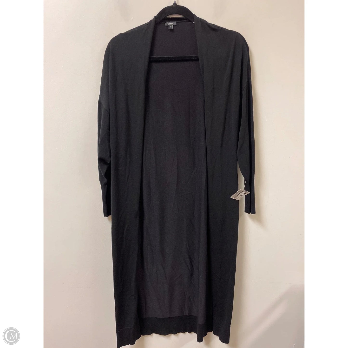 Cardigan By Express In Black, Size: Xs