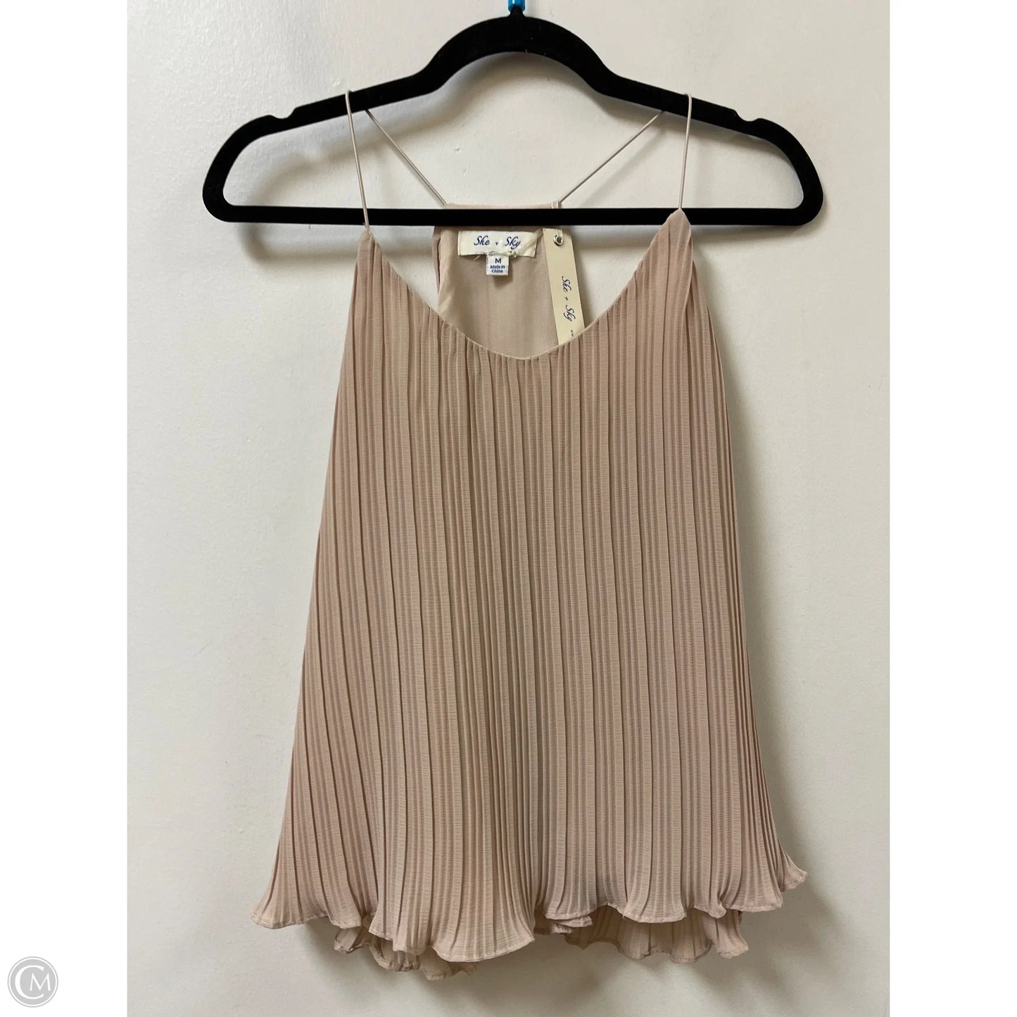 Top Sleeveless By She + Sky In Cream, Size: M