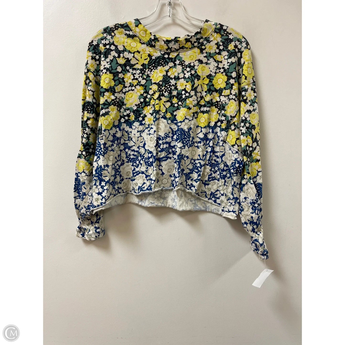 Top Long Sleeve By Free People In Floral Print, Size: Xs