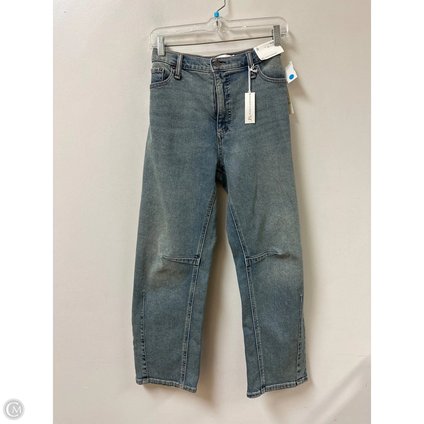 Jeans Straight By Jessica Simpson In Blue Denim, Size: 8