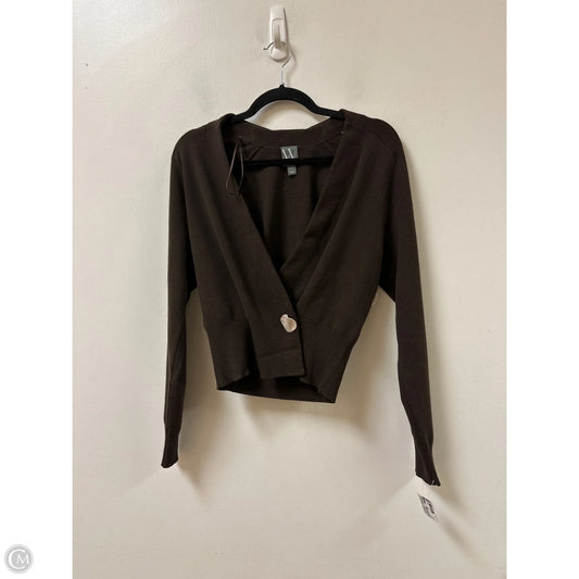 Blouse Long Sleeve By Worthington In Brown, Size: S