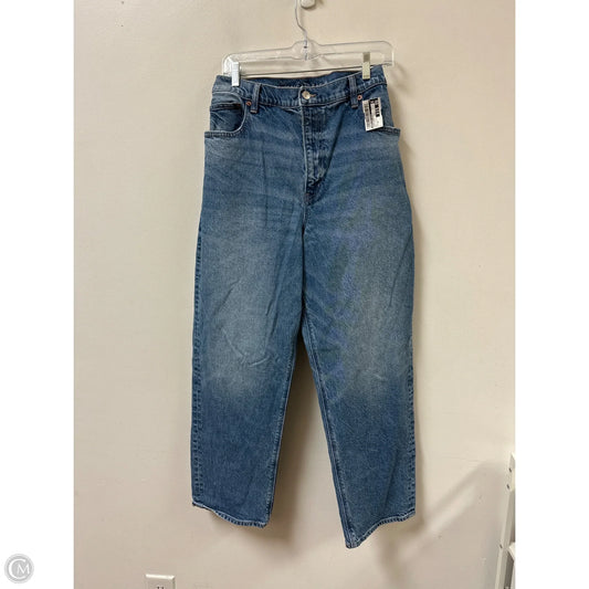 Jeans Straight By American Eagle In Blue Denim, Size: 20