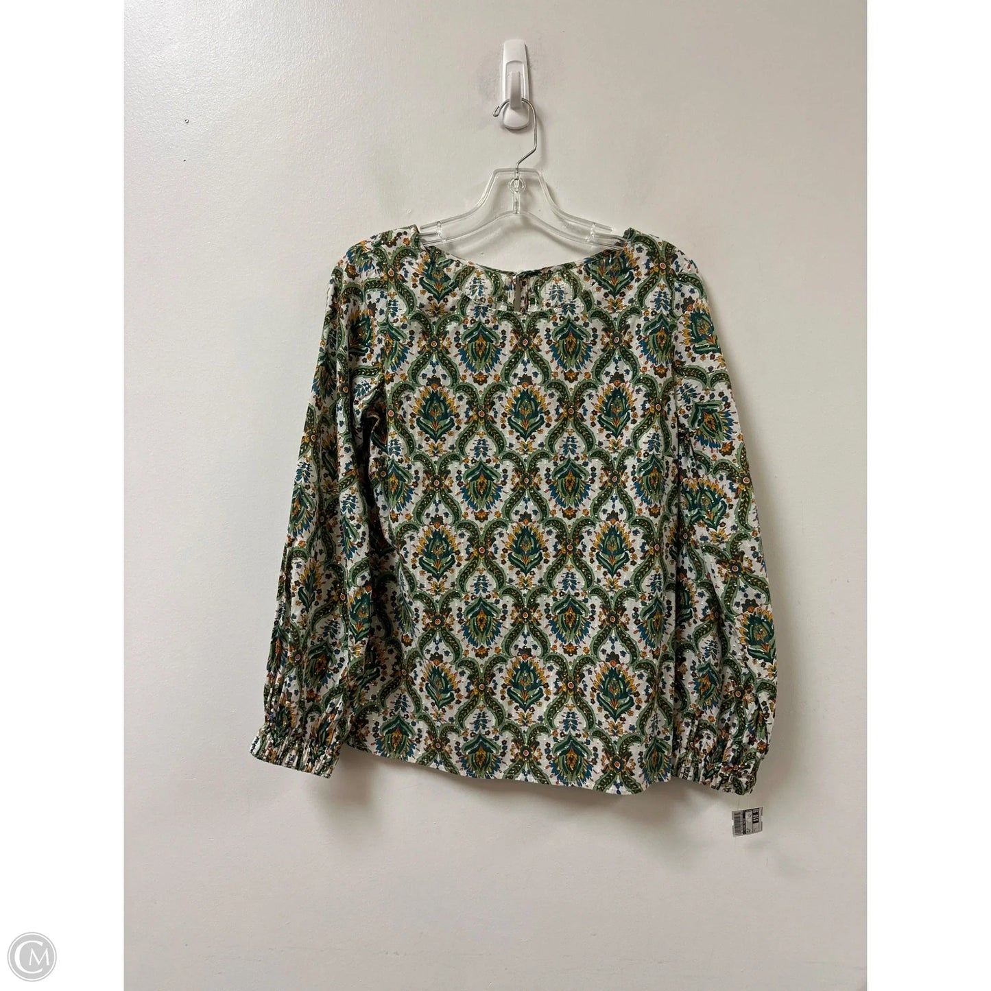 Top Long Sleeve By Clothes Mentor In Green, Size: L