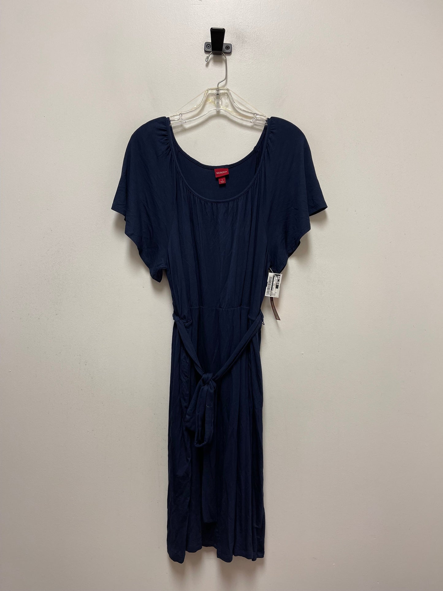 Navy Dress Casual Midi Merona, Size 1x