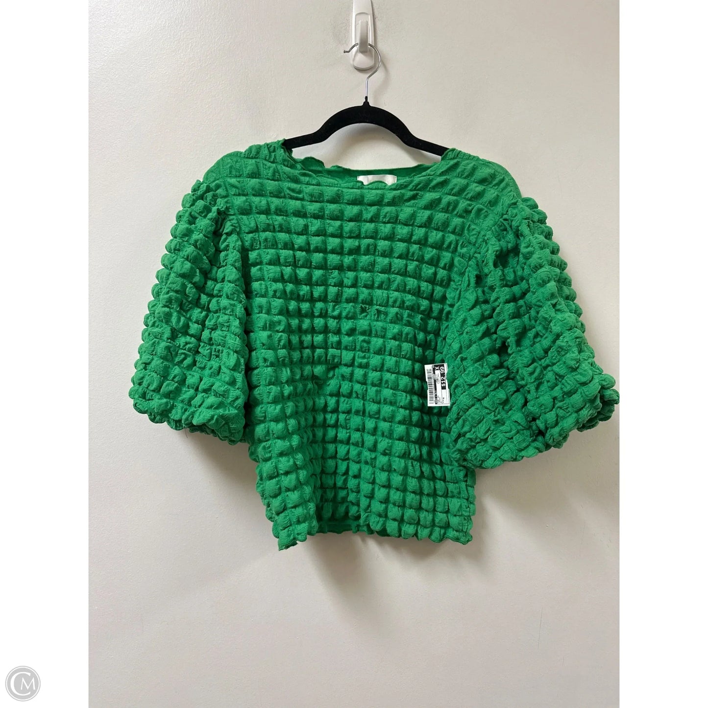 Top Short Sleeve By Eri + Ali In Green, Size: M