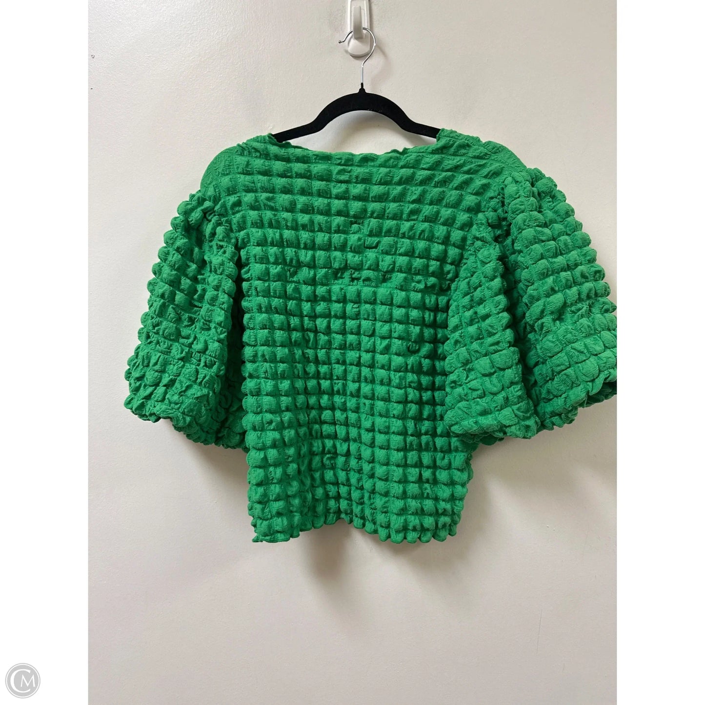 Top Short Sleeve By Eri + Ali In Green, Size: M
