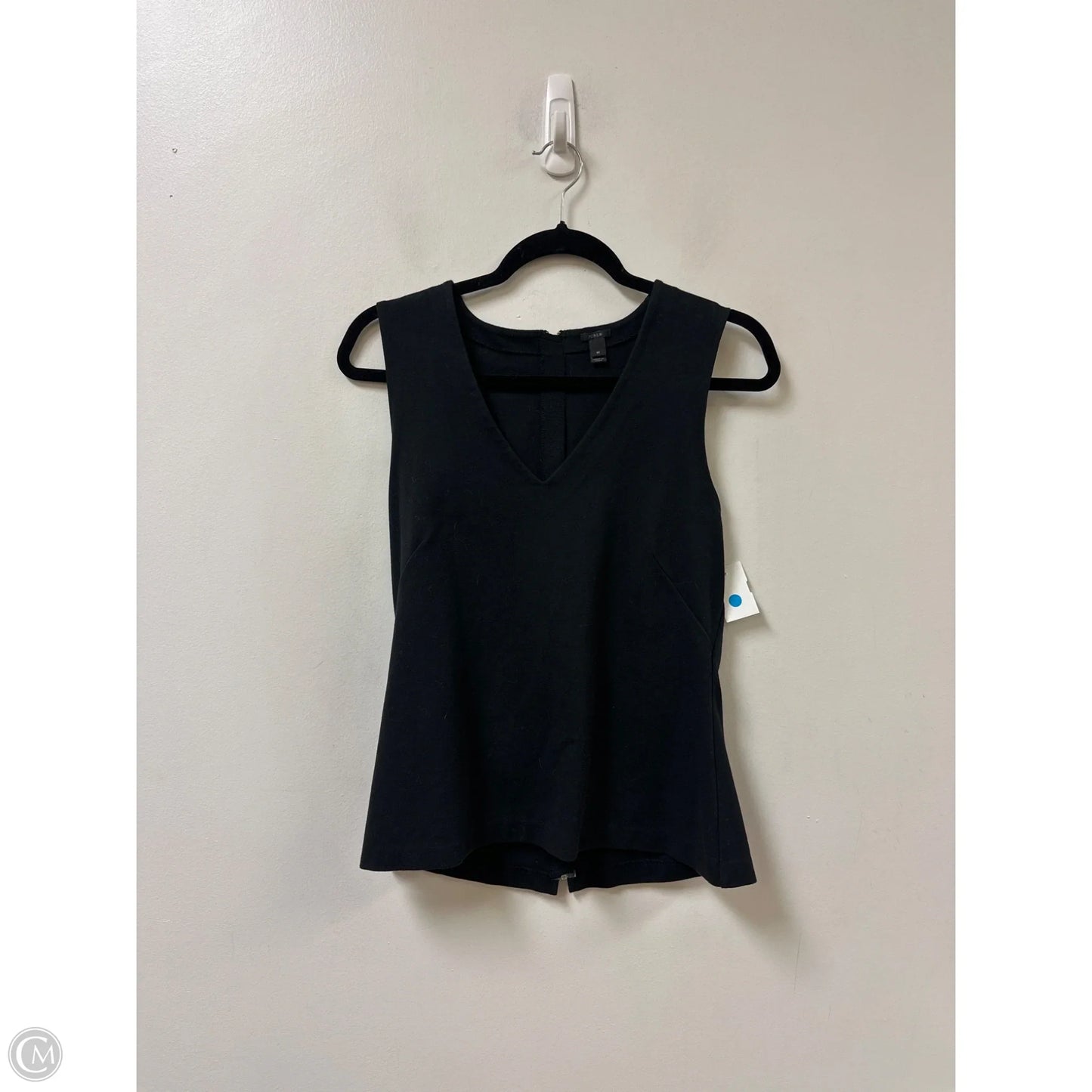 Top Sleeveless By J. Crew In Black, Size: M