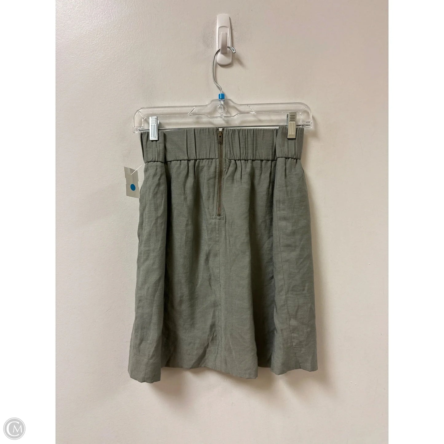 Skirt Midi By Loft In Green, Size: 6