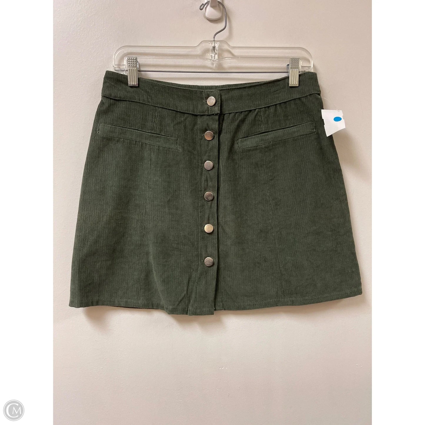 Skirt Midi By Clothes Mentor In Green, Size: 8
