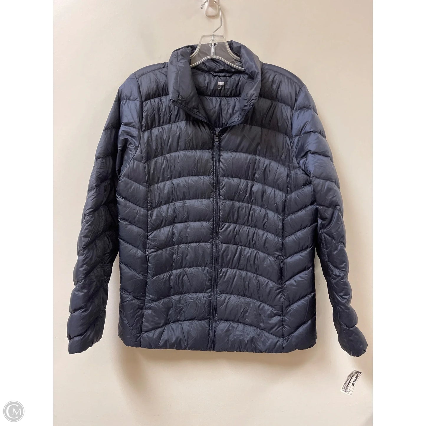 Jacket Puffer & Quilted By Uniqlo In Aqua, Size: L