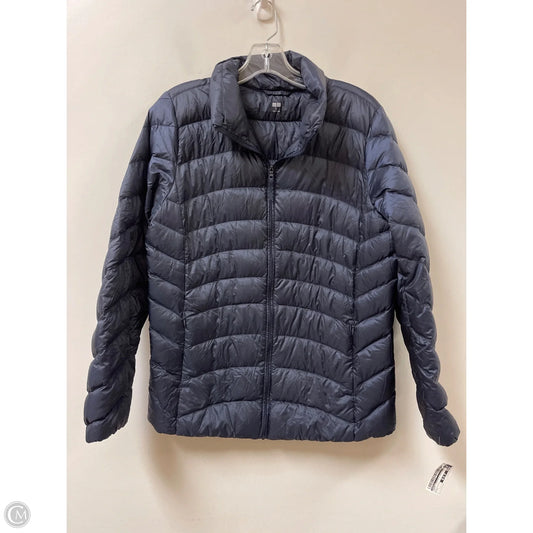 Jacket Puffer & Quilted By Uniqlo In Aqua, Size: L