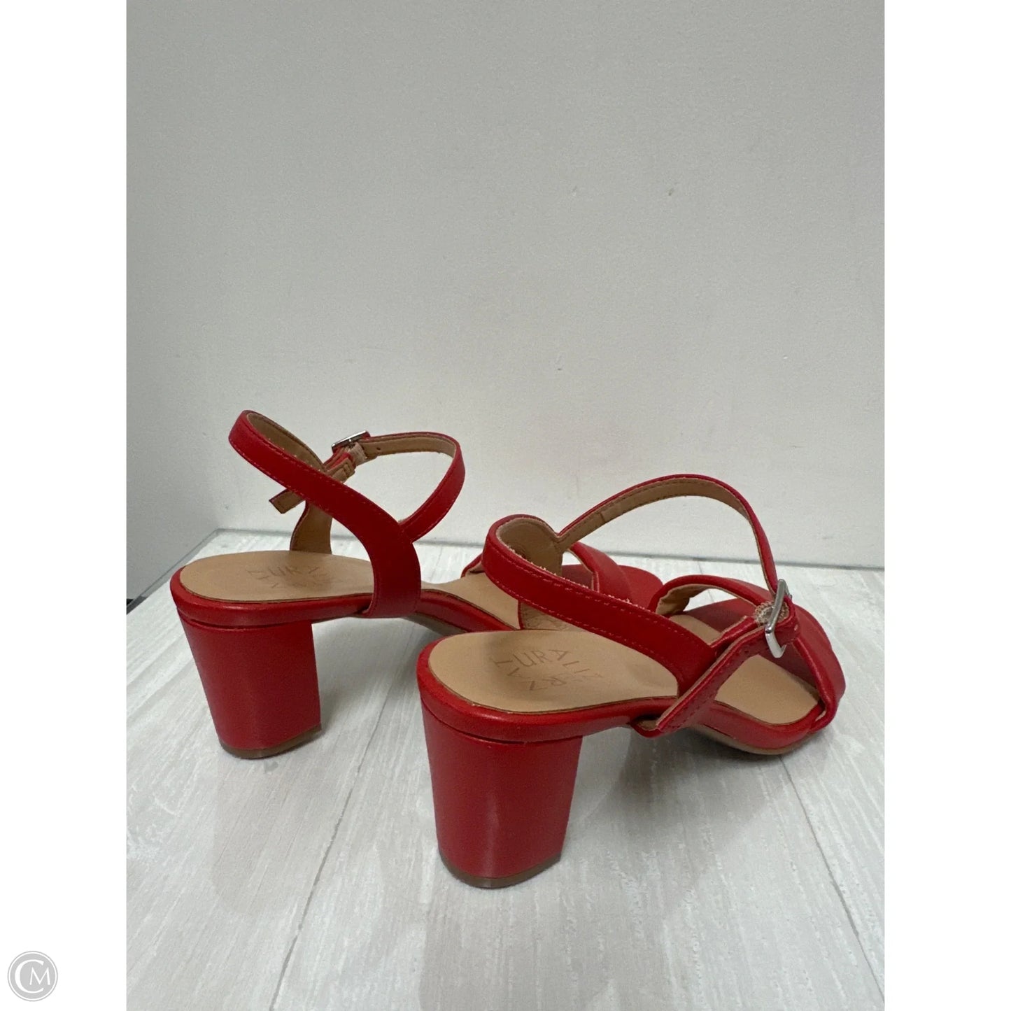 Shoes Heels Block By Naturalizer In Red, Size: 8.5