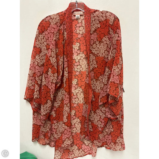 Kimono By Clothes Mentor In Orange, Size: Xs