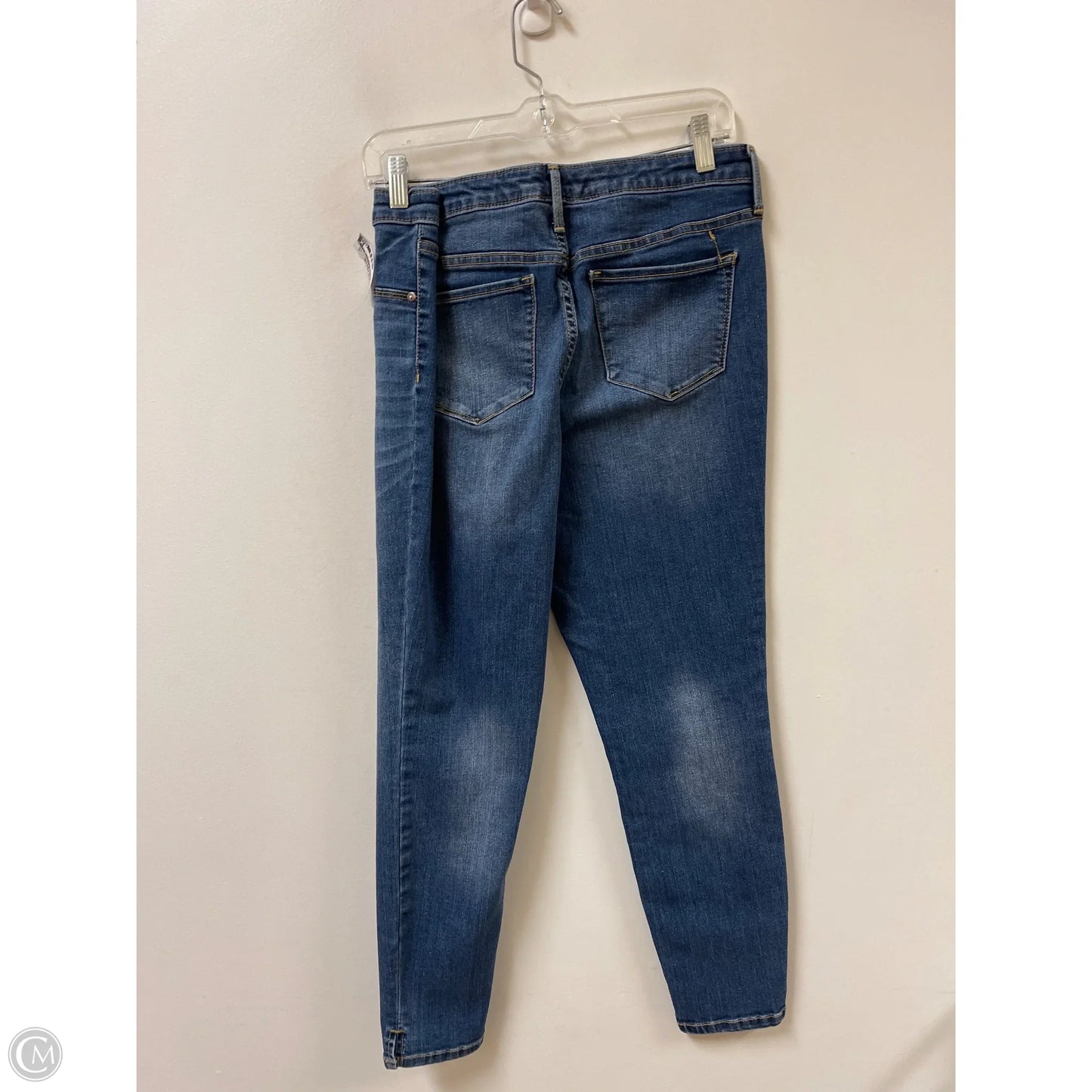 Jeans Skinny By Mossimo In Blue Denim, Size: 12