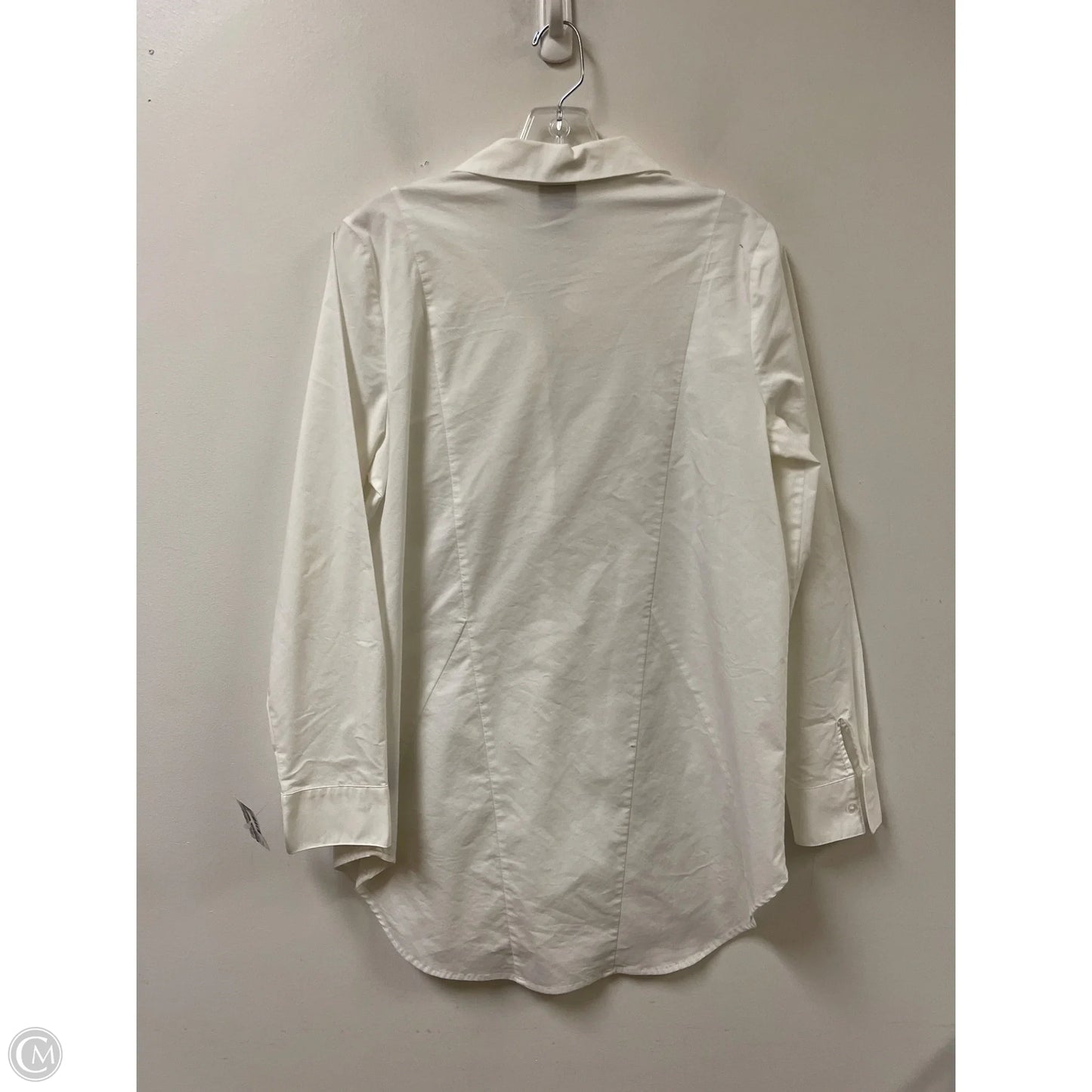 Tunic Long Sleeve By Worthington In White, Size: L