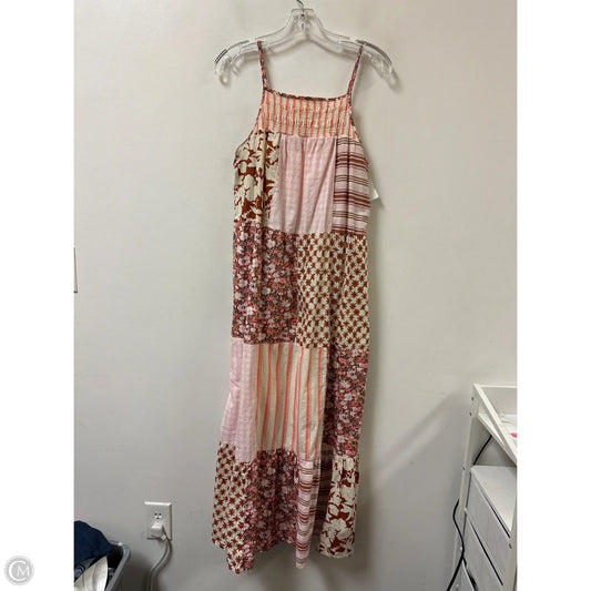 Dress Casual Midi By Universal Thread In Multi-colored, Size: M