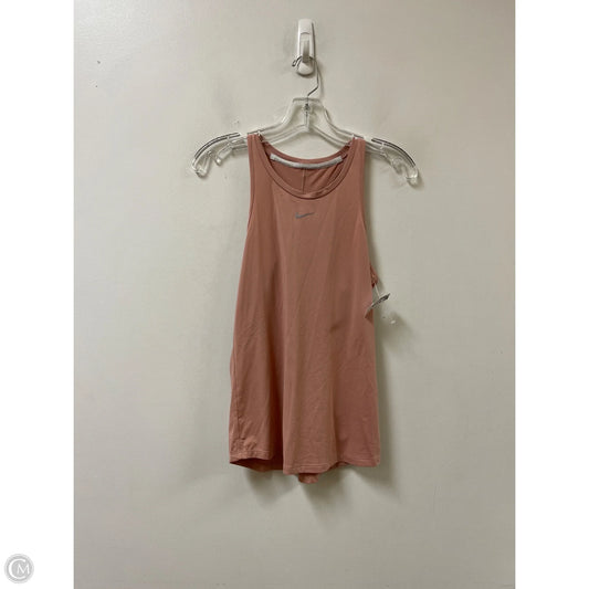 Athletic Tank Top By Nike In Pink, Size: S
