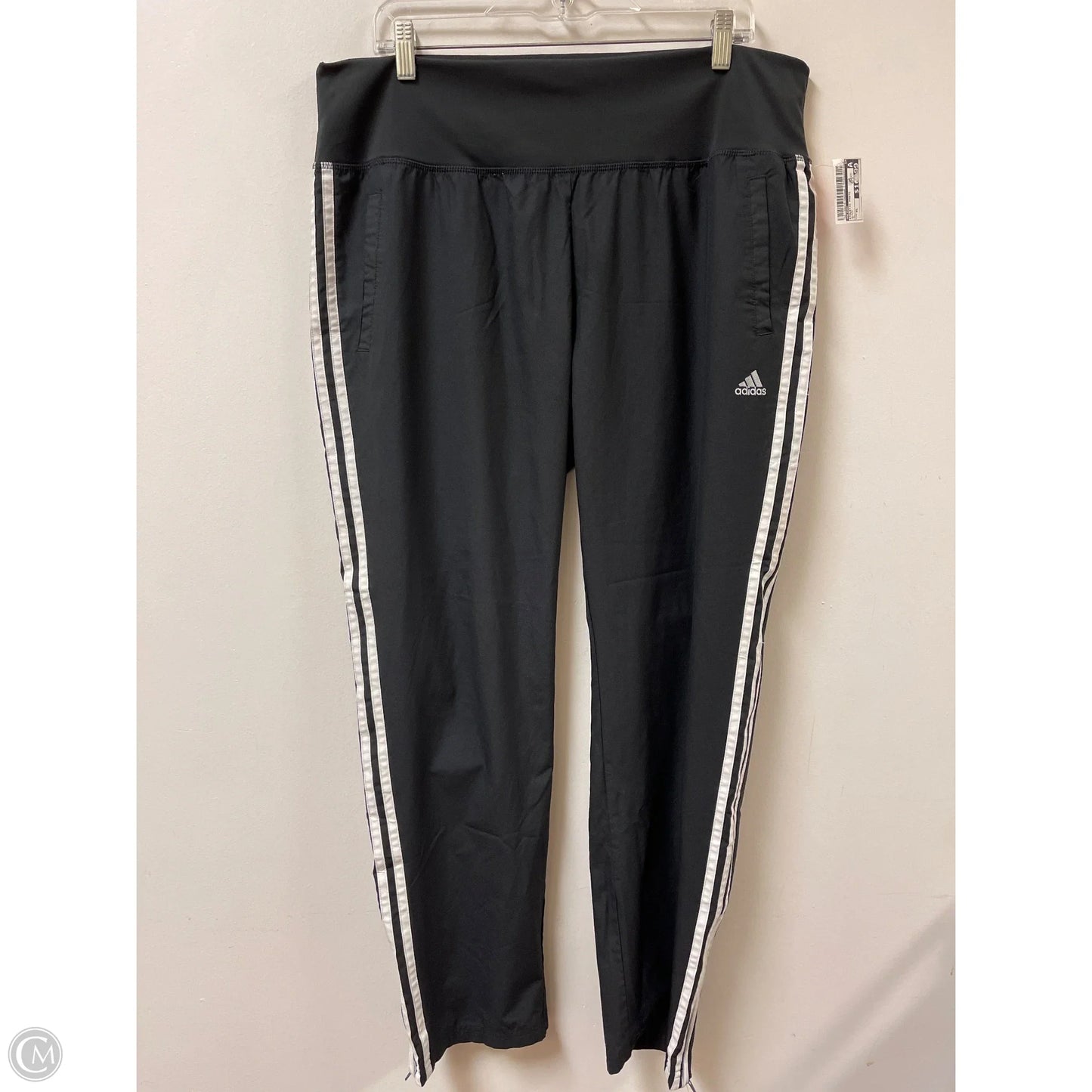 Athletic Pants By Adidas In Black, Size: Xl