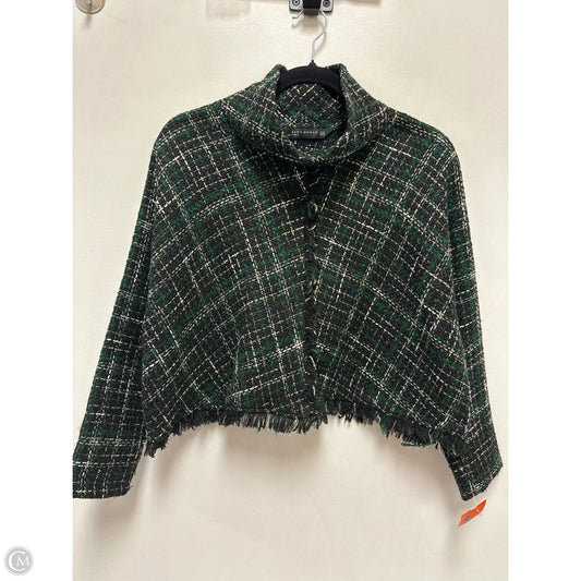 Sweatshirt Collar By Zara In Black & Green, Size: Xs