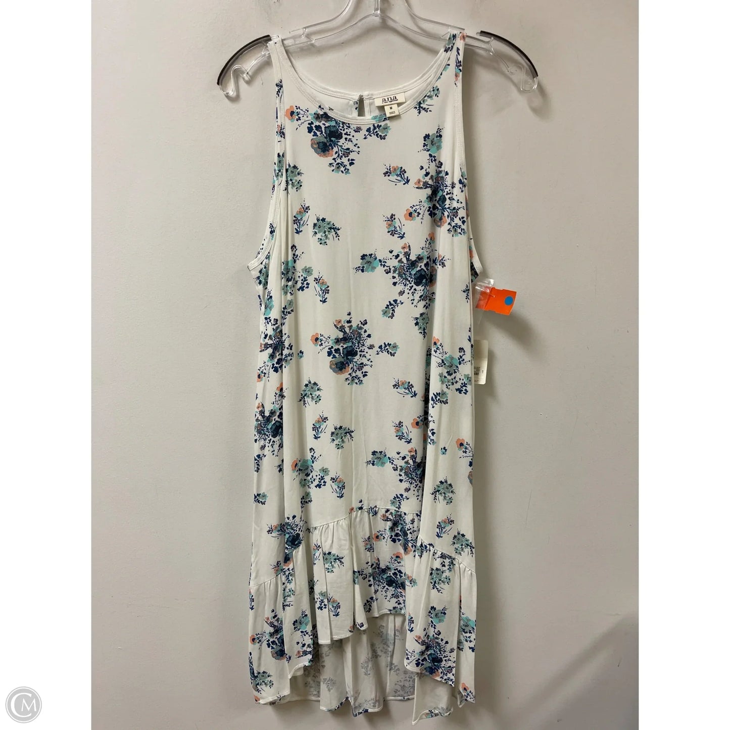 Dress Casual Midi By Ana In Floral Print, Size: M