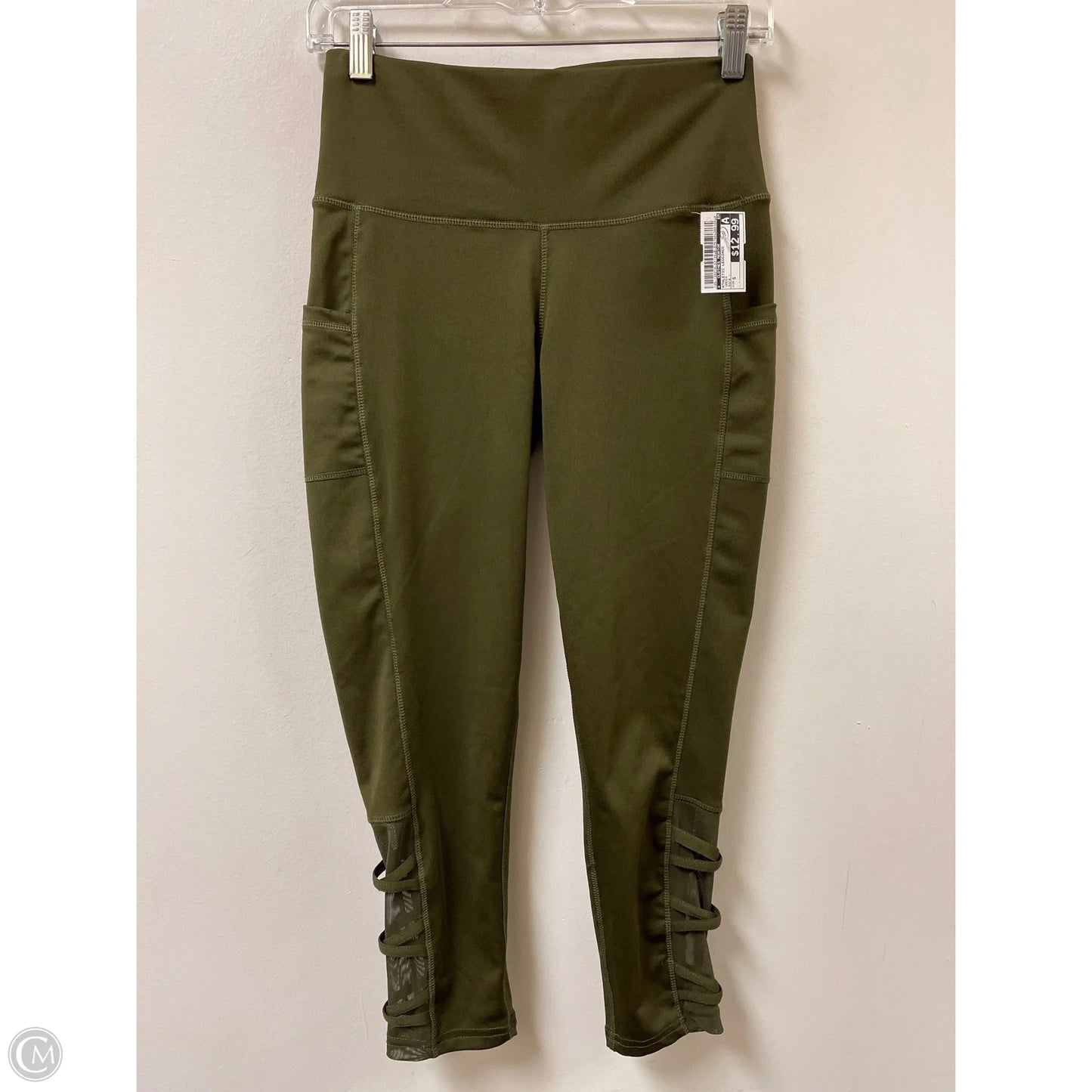Athletic Leggings By Clothes Mentor In Green, Size: S
