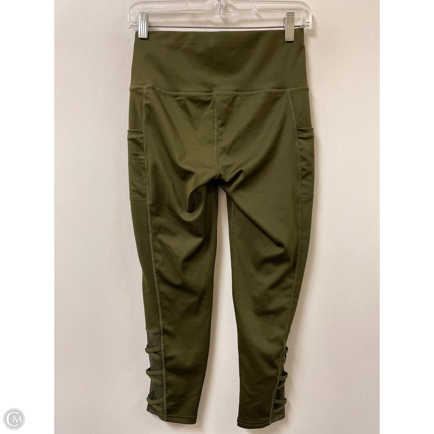 Athletic Leggings By Clothes Mentor In Green, Size: S