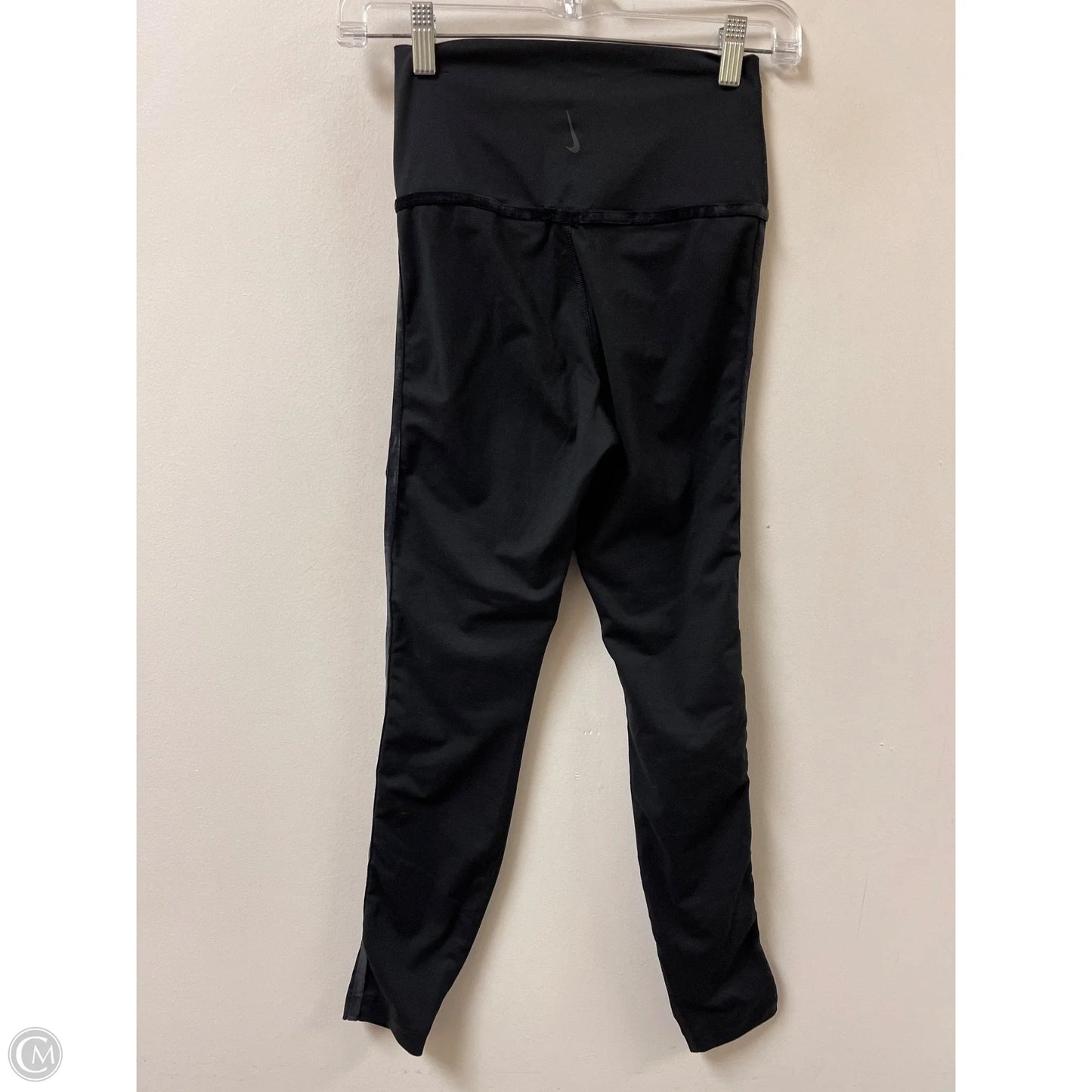 Athletic Leggings By Nike In Black, Size: S
