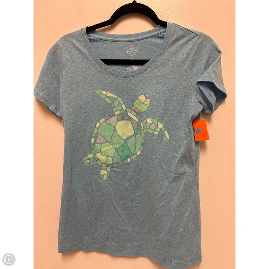 Top Short Sleeve By St Johns Bay In Blue, Size: Xs