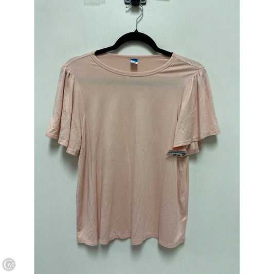 Top Short Sleeve By Old Navy In Pink, Size: S