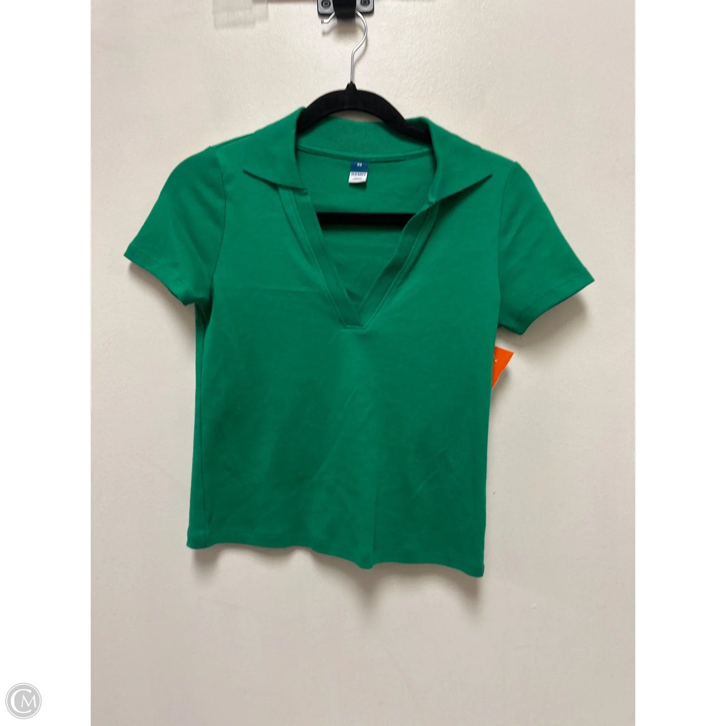 Top Short Sleeve By Old Navy In Green, Size: Xs