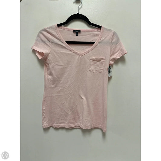 Top Short Sleeve By Talbots In Pink, Size: Xs