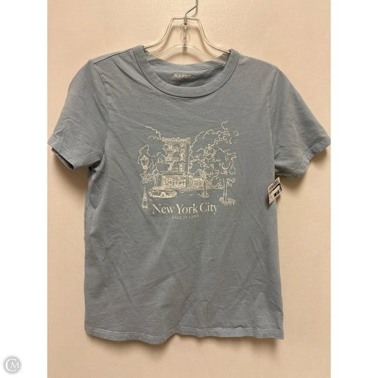 Top Short Sleeve By Old Navy In Blue, Size: Xs