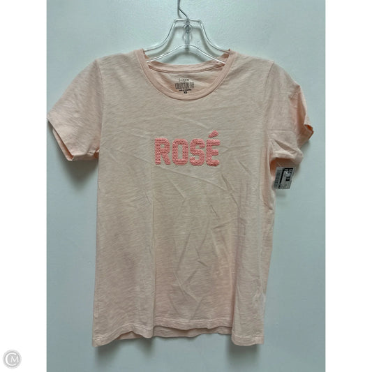 Top Short Sleeve By J. Crew In Pink, Size: Xs