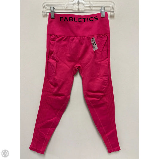 Athletic Leggings By Fabletics In Pink, Size: S