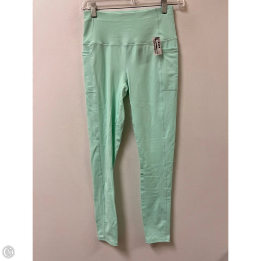 Athletic Leggings By Skechers In Green, Size: S