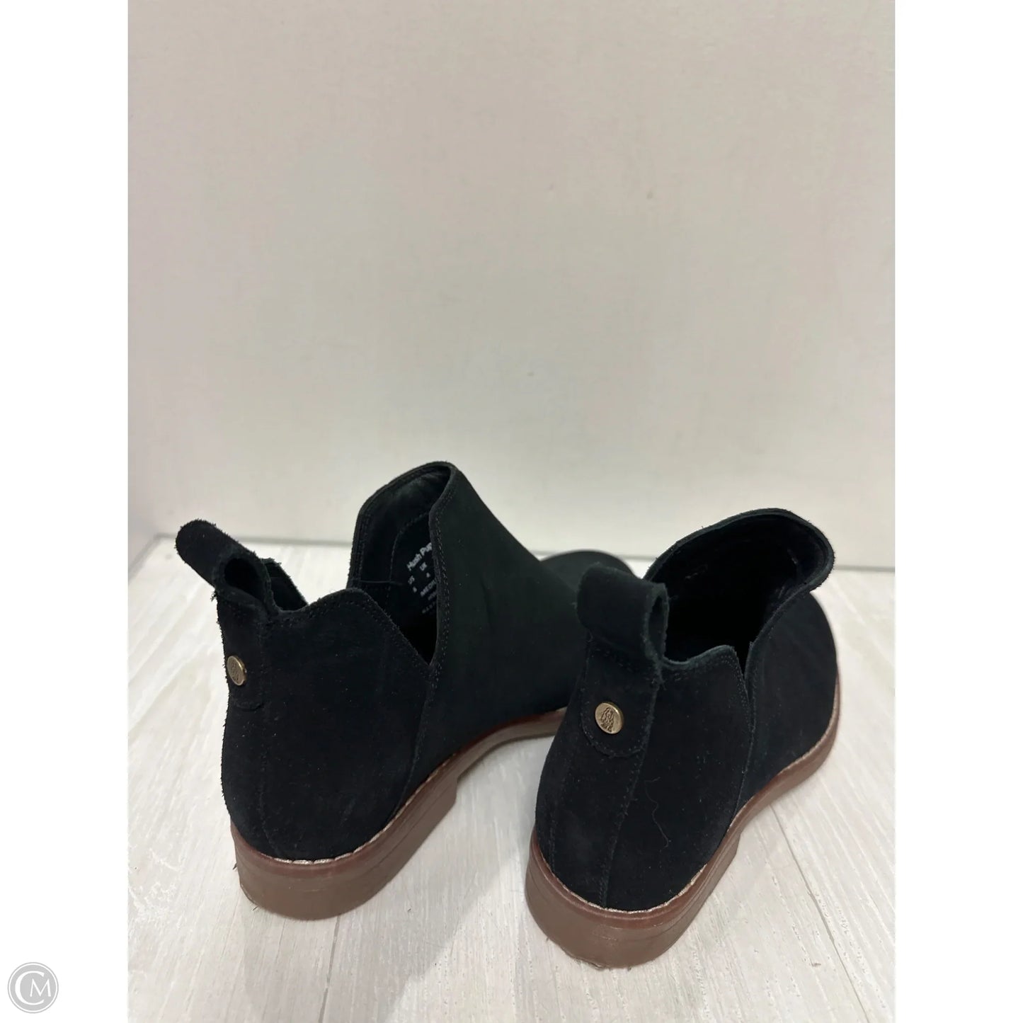 Boots Ankle Flats By Clothes Mentor In Black, Size: 6