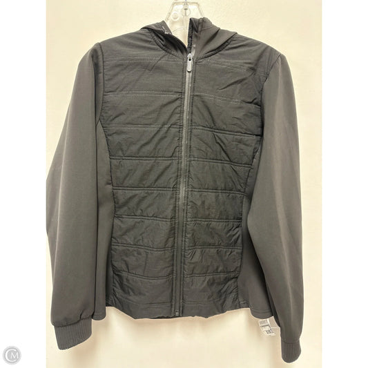 Athletic Jacket By Avia In Black, Size: L