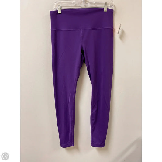 Athletic Leggings By Lululemon In Purple, Size: 12