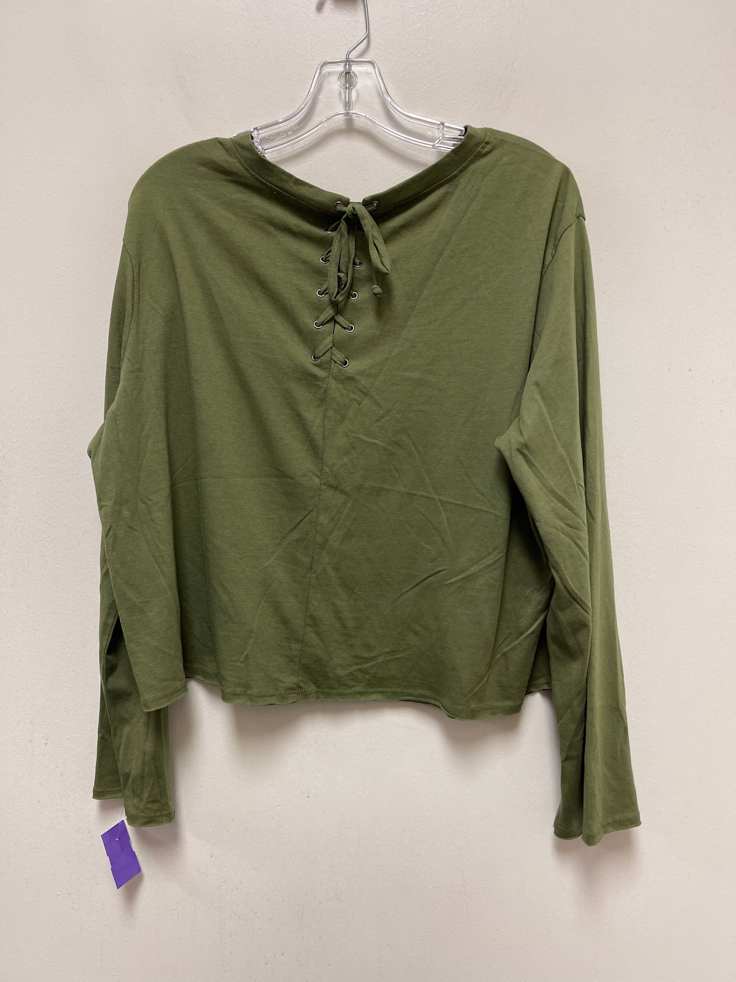 Green Top Long Sleeve Clothes Mentor, Size Xl