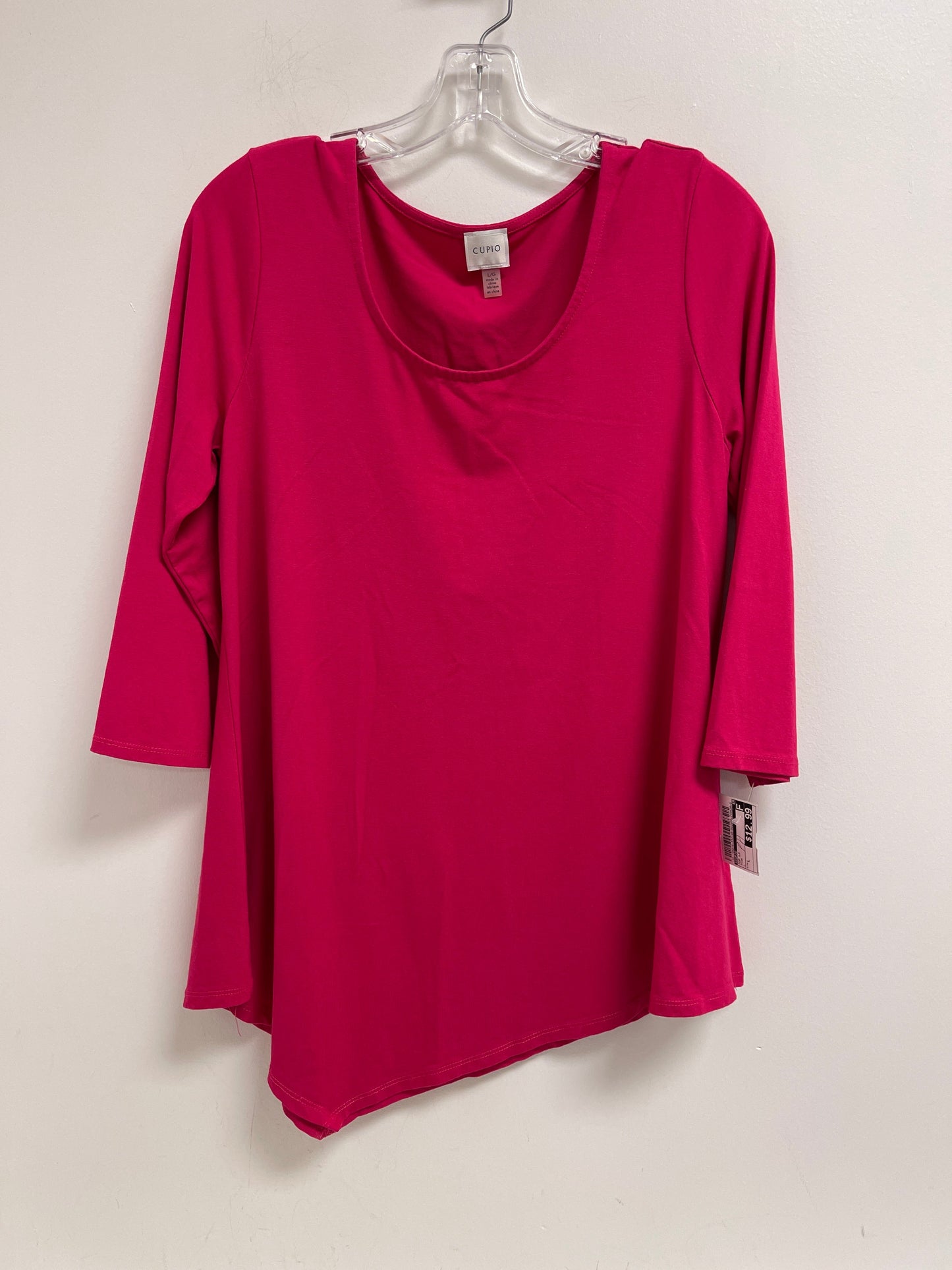 Pink Top Long Sleeve Cupio, Size L