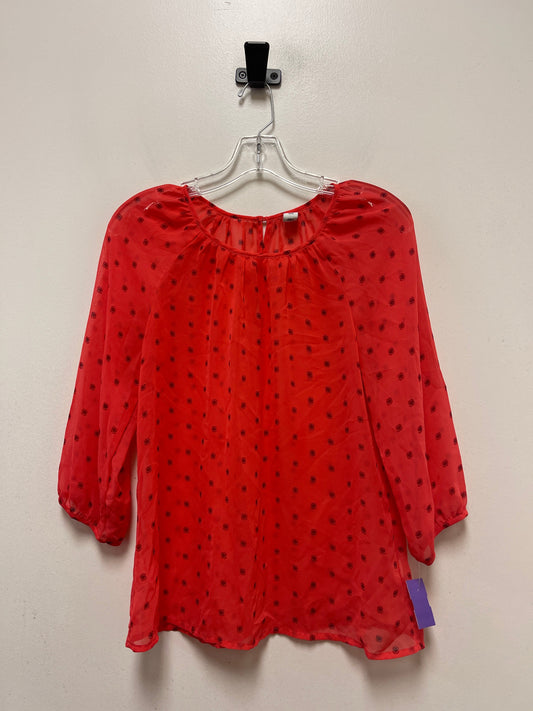 Orange Top Long Sleeve Old Navy, Size S